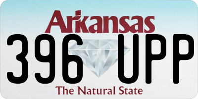 AR license plate 396UPP