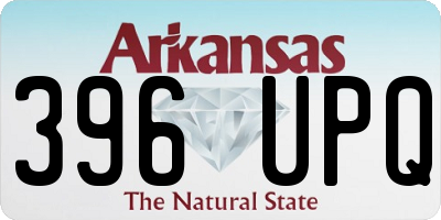AR license plate 396UPQ