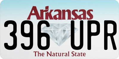 AR license plate 396UPR