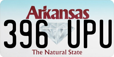 AR license plate 396UPU
