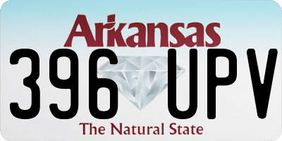 AR license plate 396UPV