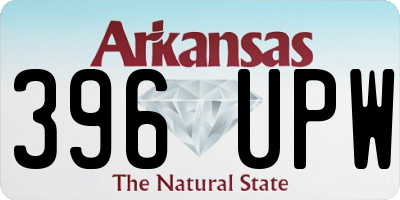 AR license plate 396UPW