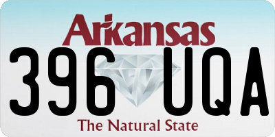 AR license plate 396UQA