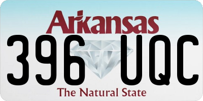 AR license plate 396UQC