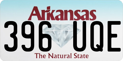 AR license plate 396UQE