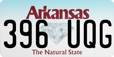 AR license plate 396UQG