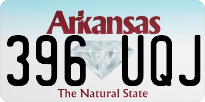 AR license plate 396UQJ
