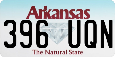 AR license plate 396UQN