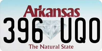 AR license plate 396UQO