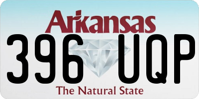 AR license plate 396UQP