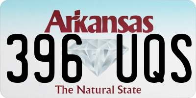 AR license plate 396UQS