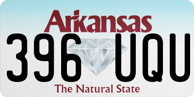 AR license plate 396UQU