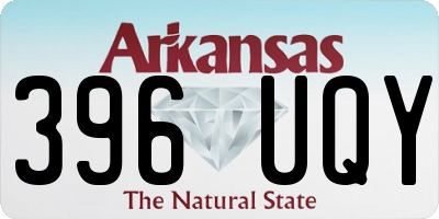 AR license plate 396UQY