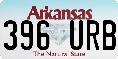 AR license plate 396URB
