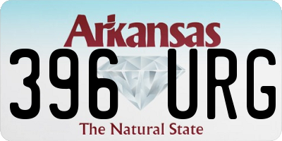 AR license plate 396URG