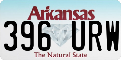 AR license plate 396URW