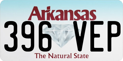AR license plate 396VEP