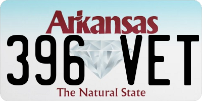 AR license plate 396VET