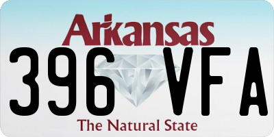 AR license plate 396VFA