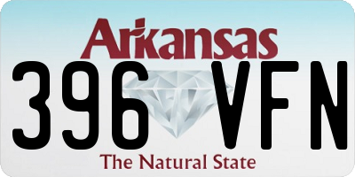 AR license plate 396VFN
