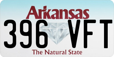 AR license plate 396VFT