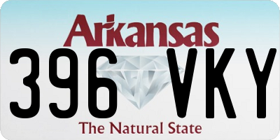 AR license plate 396VKY