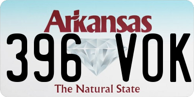 AR license plate 396VOK