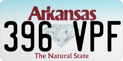 AR license plate 396VPF