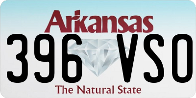 AR license plate 396VSO