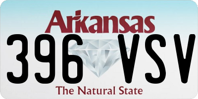 AR license plate 396VSV