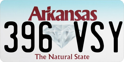 AR license plate 396VSY