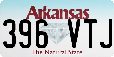 AR license plate 396VTJ
