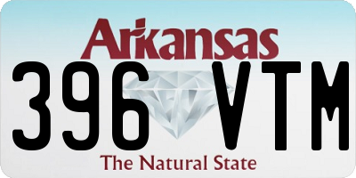 AR license plate 396VTM