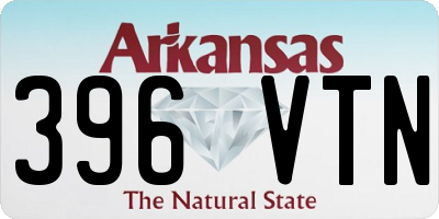 AR license plate 396VTN