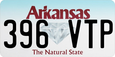 AR license plate 396VTP