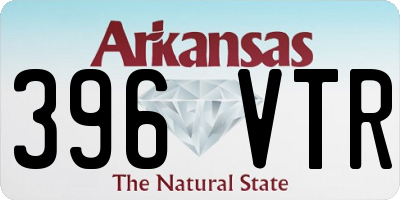 AR license plate 396VTR