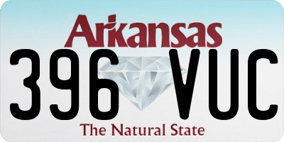 AR license plate 396VUC
