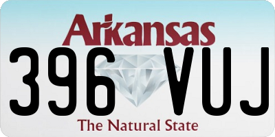 AR license plate 396VUJ