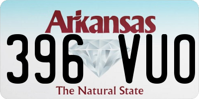 AR license plate 396VUO
