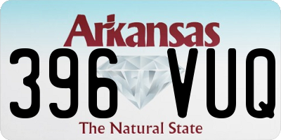 AR license plate 396VUQ