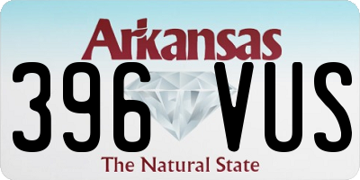 AR license plate 396VUS