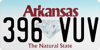 AR license plate 396VUV