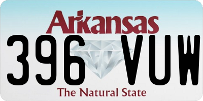 AR license plate 396VUW