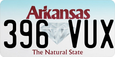 AR license plate 396VUX