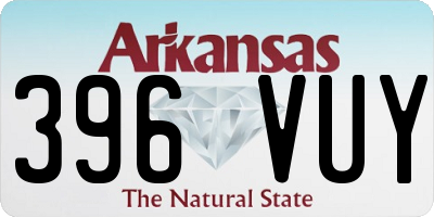 AR license plate 396VUY
