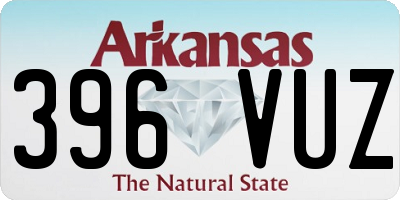 AR license plate 396VUZ
