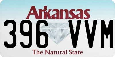 AR license plate 396VVM