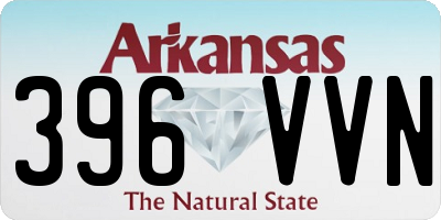 AR license plate 396VVN