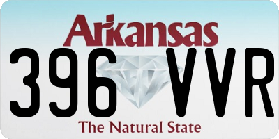 AR license plate 396VVR