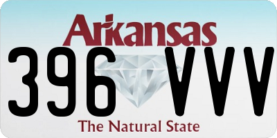 AR license plate 396VVV
